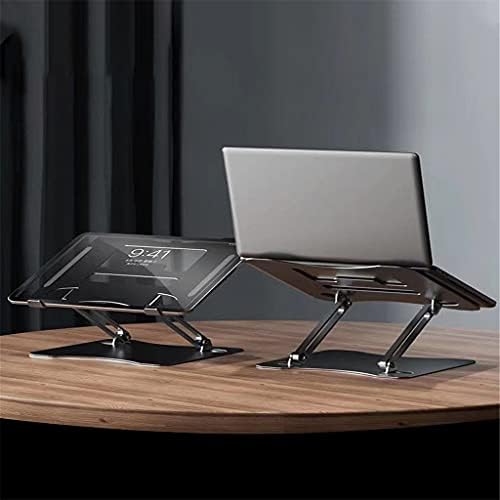 LLANN Ayarlanabilir Katlanabilir Alüminyum Laptop Standı Kaymaz Masaüstü Dizüstü Tutucu Dizüstü Standları (Renk: A)