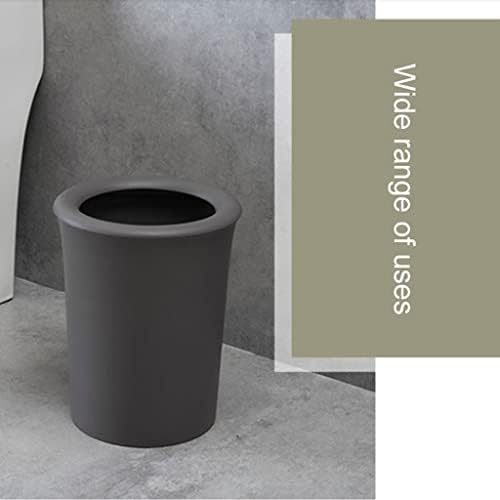 Çöp Kovası Ev Yuvarlak Çöp Tenekesi Basınç Halkalı Dayanıklı Mat Doku Mutfak Kompost Kutusu Banyo Oturma Odası Yatak Odası Çöp