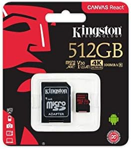 Profesyonel microSDXC 512GB, SanFlash ve Kingston tarafından Özel olarak Doğrulanmış LG V405QA7Card için çalışır. (80 MB / sn)