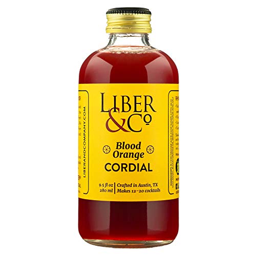 Liber & Co. Kaliforniya Kan Portakalları ile yapılan Kan Portakalı Cordial (17 oz)