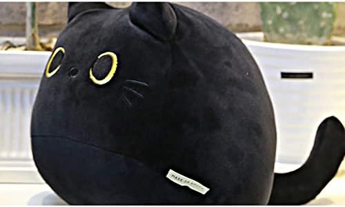 UEncounter Siyah Kedi Dolması Hayvan peluş Oyuncak Yaratıcı Kedi Şekli Yumuşak Yastık Yastık Oyuncaklar Hediyeler Sevimli Dolması
