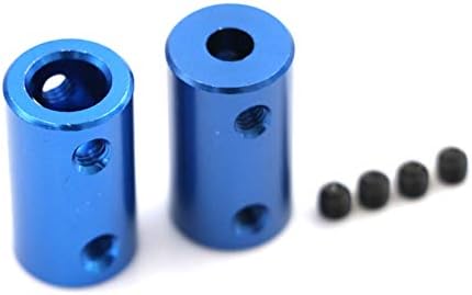 VNOIFDE TTTTing Çoğaltıcı Mavi Esnek Mil Çoğaltıcı Alüminyum Alaşım Kaplin Çap 5mm 8mm için 3D Yazıcılar Parçaları için Step