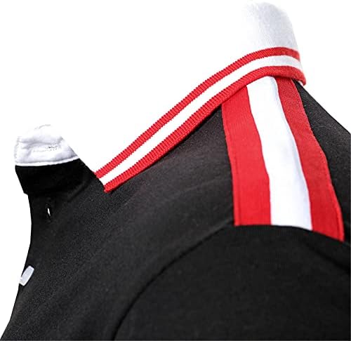 XXBR 2022 erkek Polo Gömlekler, Bahar Ön Placket Düğme Uzun Kollu Casual Slim Fit Gömlek Kontrast Renk Patchwork Tops