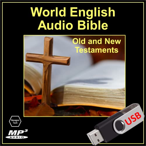MP3 Dünya İngilizce Ses İncil, Yeni ve Eski Ahit (USB Flash Sürücü)