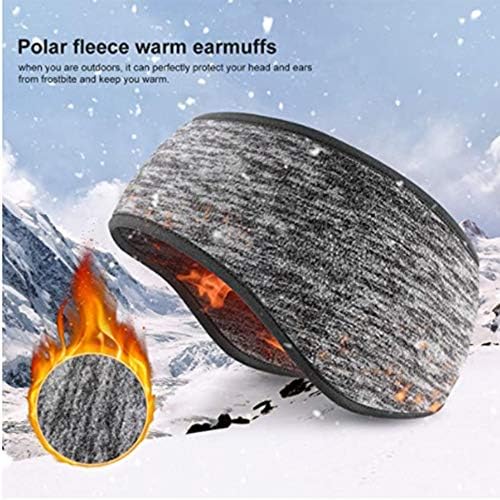 Kulak ısıtıcı kafa bandı kış Polar kulak bandı CoversSweatband kayak koşu bandı