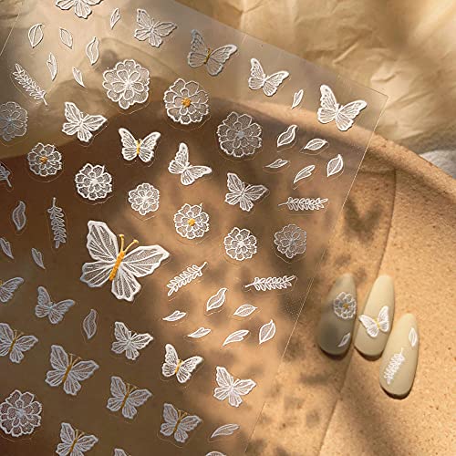 Charm Yapıştırıcı Kabartmalı Kaymak Çıkartması Manikür Aracı Tırnak Aksesuarları DIY Nail Art Dekorasyon 3D Nail Art Etiketler