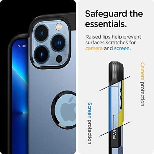 Spigen Sert Zırh [Aşırı Koruma Teknolojisi] iPhone 13 Pro Max Kılıfı için Tasarlandı (2021) - Sierra Blue