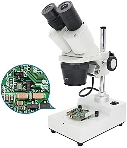 NCWZYY Binoküler Stereo Mikroskop Endüstriyel Stereo Mikroskop Üst LED Aydınlatma Cep Telefonu PCB Lehimleme Onarım Aracı (Renk: