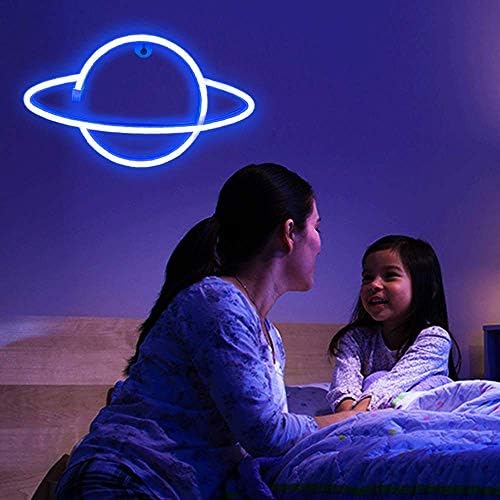 Gezegen Neon Burcu led ışık - Duvar Dekoru için Neon ışıklar Estetik / USB Pille Çalışan Neon Tabelalar Yatak Odası Çocuk Odası