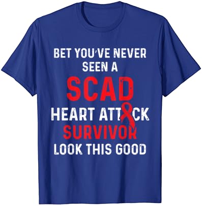 SCAD Kalp Krizi Survivor Savaşçı Farkındalık T-Shirt