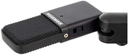 Mac ve PC Bilgisayarlar için SAMSON Go Mic Taşınabilir USB Kondenser Mikrofon, Titanyum Siyah