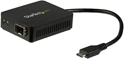 StarTech.com USB C'den Fiber Optik Dönüştürücüye - Açık SFP-1000BASE-SX / LX - Windows / Mac / Linux - USB Ethernet Adaptörü-USB