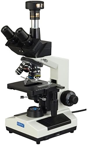 OMAX 40X-1000X Darkfield Trinoküler Bileşik LED Mikroskop ile 2MP Dijital Kamera