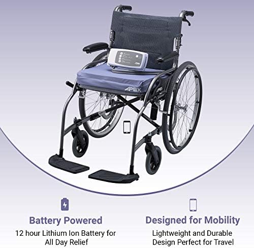 MobiCushion ile Alternatif Basınçlı Tekerlekli Sandalye Minderi-Pnömatik Hava Yastığı-Basınç Yaraları için Rahatlama-Düşük hava