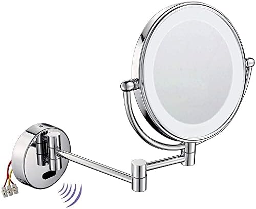 Nhlzj XİAOQİANG Vanity Makyaj Aynaları LED ışıkları Insan Vücudu Indüksiyon Otel Banyo Tıraş Büyüteç Kozmetik Duvar Aynaları