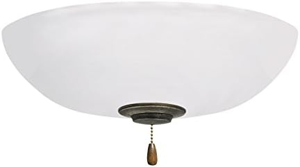 Emerson Tavan vantilatörleri LK150OMLEDVS Harlow Opal Mat tavan vantilatörleri için LED ışık Fikstürü, LED Dizisi, Vintage Çelik
