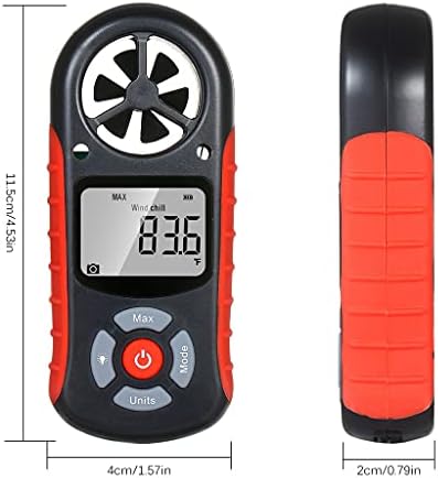UXZDX CUJUX 8 in 1 dijital anemometre rüzgar hızı / rüzgar soğuk/sıcaklık / nem / ısı endeksi / çiğ noktası / barometrik basınç