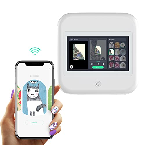 Dijital Mobil Tırnak Sanat Yazıcı Seti için Tırnak Kiti, Led ekranlı Tırnak Boyama Makinesi,Ücretsiz Mobil Uygulama Aracılığıyla