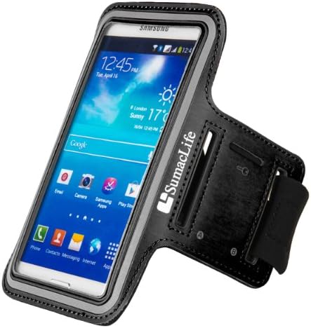 android Smartphone için Kollukları Kapak Siyah (Anahtar Yuvası) Spor Egzersiz ile Özellikli Samsung Galaxy J1 Mini Başbakan için