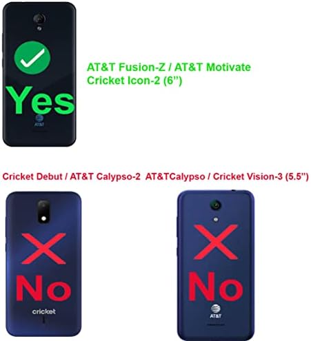 Telefon Kılıfı ile Uyumlu AT & T Fusion-Z / AT & T Motive (V341U) Kılıf / Fırça Şok Emici Çift Katmanlı Kapak (Fırça Mavi)