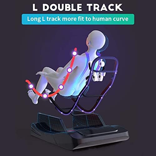 PS4 masaj koltuğu Recliner shiatsu sıfır yerçekimi ınsan dokunmatik arka ofis ısı terapisi sıcak silindirler hava basıncı L-Track