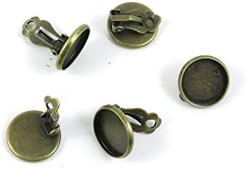 140 Parça Takı Yapımı Bulguları Antik Bronz Charms Craft Lots Onarım Malzemeleri Kaynağı F1JT0 Küpe Kulak Klip Cabochon Çerçeve