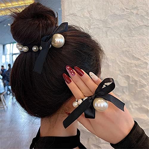 CHNOOI Kadın Saç Küp Kolye Zarif Zarif Lastik Bant Moda Saç Aksesuarları Elastik Halat (Renk: B)