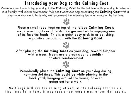 AKC-Amerikan Köpek Kulübesi Kulübü Köpekler için Anti Anksiyete ve Stres Giderici Sakinleştirici Ceket