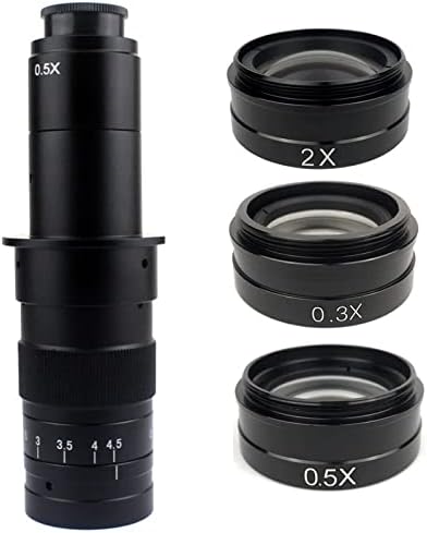 XuuSHA El Dijital Mikroskop Aksesuarları 0.5 X / 2.0 X / 0.3 X Objektif Cam Lens Sanayi Video Mikroskop Mikroskop Aksesuarları
