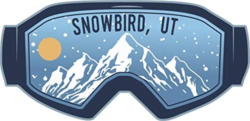 Snowbird Utah Kayak Maceraları Hatıra 2 İnç Vinil Decal Sticker Kurulu Tasarım