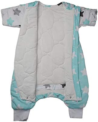 BLOOMSTAR Bebek Giyilebilir Battaniye ile Bacak Pamuk Poplin Todder Uyku Tulumu ile Ayak Çocuklar Pamuk Pijama Uyku Çuval Bebek