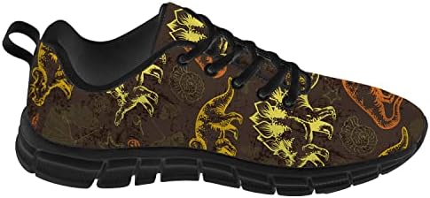 Cıadoon Dinozor Ayakkabı Womens koşu ayakkabıları Tenis Yürüyüş Sneakers Rahat Atletik Spor koşu ayakkabıları Hediyeler için