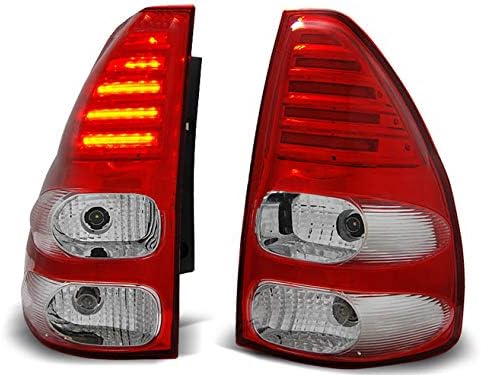 V-MAXZONE parçaları LED arka ışıkları ile uyumlu Toyota Land Cruiser 120 2003 2004 2005 2006 2007 2008 2009 RS-978 1 Çift Sürücü