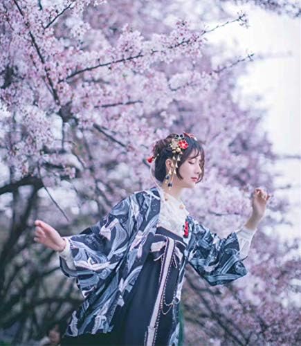 Altın Sakura vinç saç tokası saç tokası Tsumami zaiku Kimono Yukata geyşa için (A)