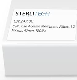 CA1247100-Sterlitech 47mm, 1.2 Mikron Selüloz Asetat Membran Filtreler-100 Filtre Paketi