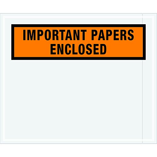 Teyp Mantığı TLPL449 Önemli Kağıtlar Kapalı Zarflar, 10 x 12, Turuncu (500'lü Paket)