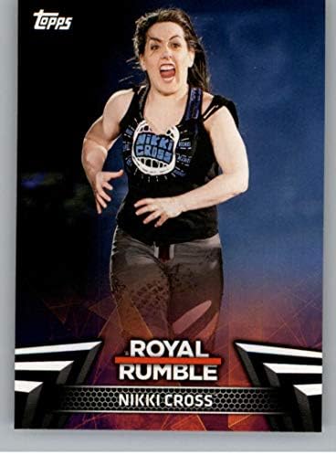 2019 Topps kadın Bölümü WWE Royal Rumble Güreş RR-7 Nikki Çapraz Resmi WWE Dünya Güreş Eğlence Ticaret Kartı