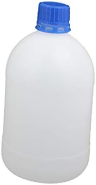 X-DREE 1000 ml Plastik vidalı kapak Dar Ağız Yuvarlak Reaktif Depolama Şişesi Beyaz (1000 ml Tapa de rosca de plástico Botella