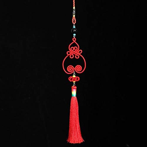 YAZHUANG8 Çince Knot Püskül Çince Düğüm Kolye Özelliği Yaratıcı Araba Kostüm Hanfu Kolye Kolye Karakteristik Hediye Çince Düğüm