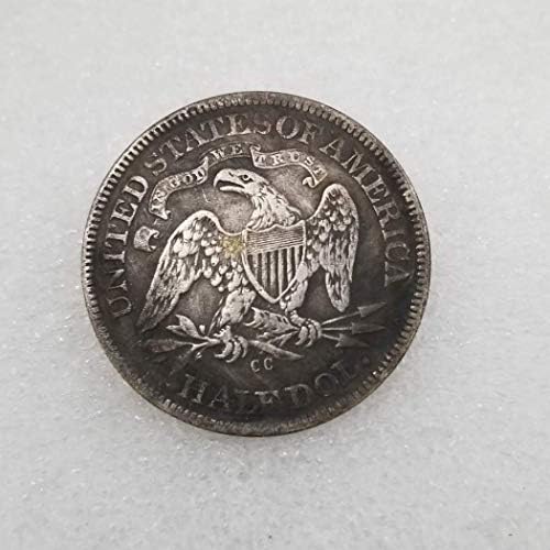 MOMOKY Kopya 1873-CC ABD Yarım Dolar Antika hatıra parası-Amerika Koleksiyonu Liberty & Kartal 50 Sent Sikke Morgan Gümüş Dolar