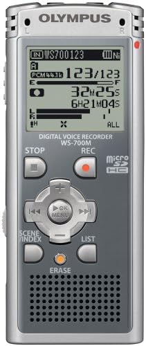 Olympus WS-700M Dijital Ses Kayıt Cihazı 140152 (Gri)