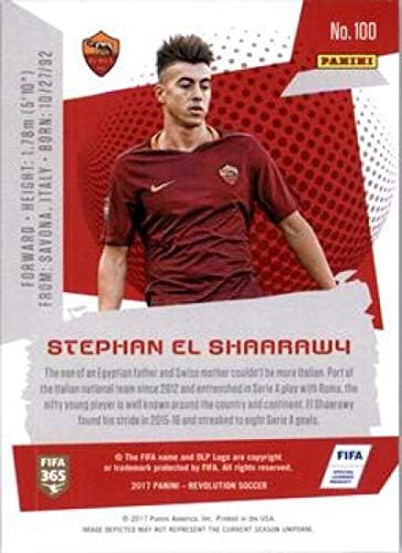 2017 Devrim Futbolu 100 Stephan El Shaarawy AS Roma Panini Amerika'dan Resmi FIFA Ticaret Kartı