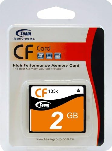 Olympus E1 E10 E-100RS için 2GB Team CF Hafıza Kartı Yüksek Performanslı 133x. Bu kartla birlikte geliyor.