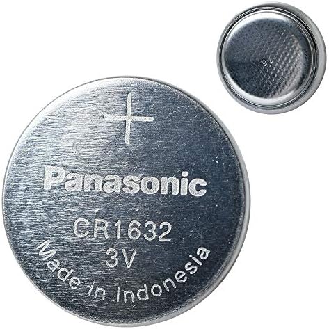Panasonic CR1632 Çok Amaçlı Otomobiller için Uzaktan Kumanda dahil 3 Volt Lityum Madeni Para Pil-5'li paket