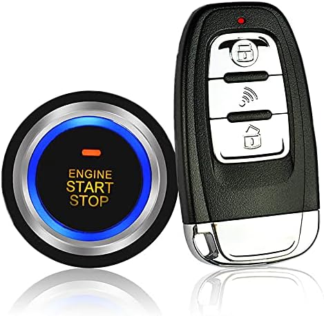 3T6B Pasif Anahtarsız Giriş Araba Alarm Sistemi PKE Motor Marş Push Button Araçlar Start / Stop Kiti ile Güvenli Kilit 2 Akıllı