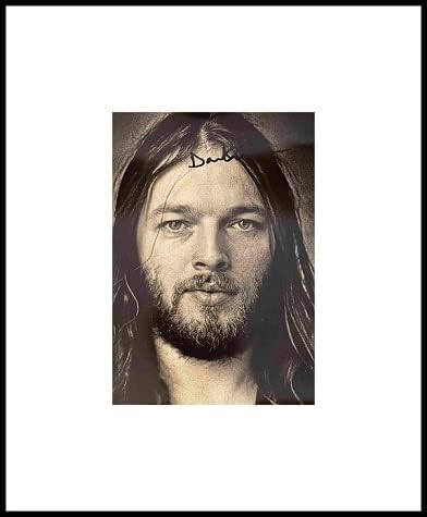 Orijinallik Sertifikası ile Çerçeveli David Gilmour İmzası