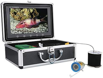 KEDUODUO Sualtı Kamera Sualtı Balık Bulucu HD 10 İnç TFT Renkli Ekran 1000TVL Kamera IP68 Su Geçirmez Kiti, 30 M