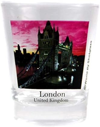Londra İngiltere Tower Bridge Renkli Fotoğraf Çekimi Camı