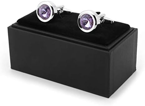 Siyah PU deri kutusu boş Kol Düğmeleri ekran Flip Case Taşınabilir Organizatör takı hediye Kutusu erkekler için