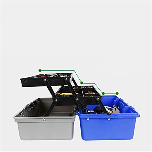 Alet Kutuları 3 Katmanlı Plastik alet kutusu Depolama Donanım Ev Araç Kutusu Konteyner Araba Tamir Çok Amaçlı Organizatör ve